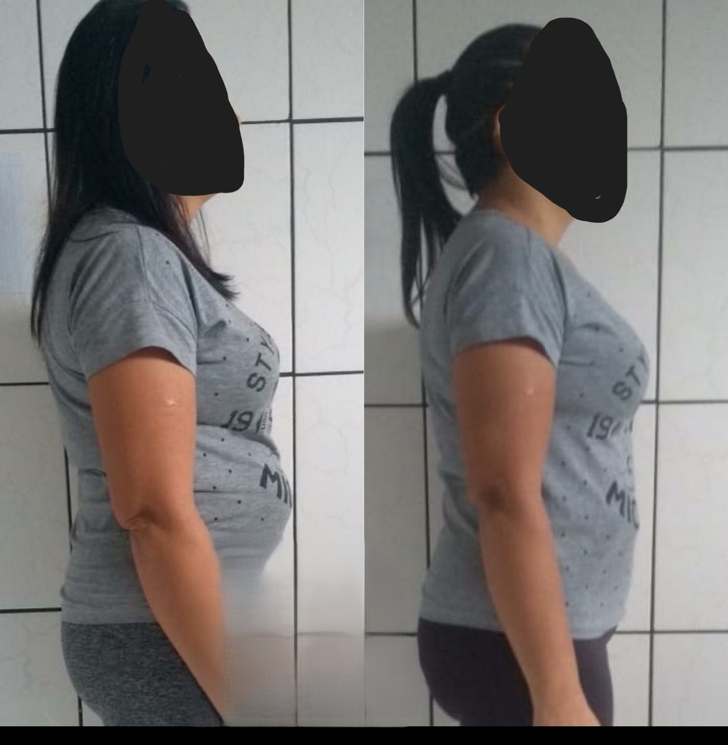Client 16 twelve week weight loss and definition (before and after)